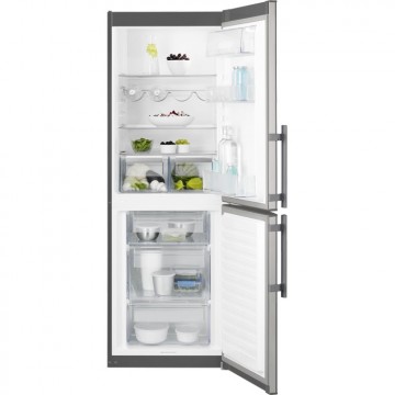 Volně stojící spotřebiče - Electrolux EN3201MOX volně stojící kombinovaná chladnička
