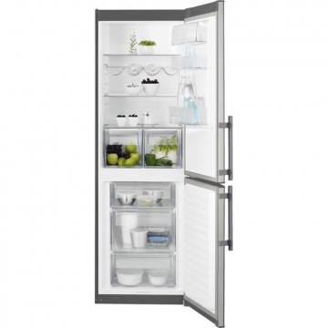 Volně stojící spotřebiče - Electrolux EN3601MOX volně stojící kombinovaná chladnička