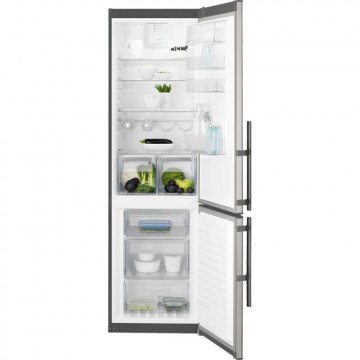 Volně stojící spotřebiče - Electrolux EN3853MOX volně stojící kombinovaná chladnička