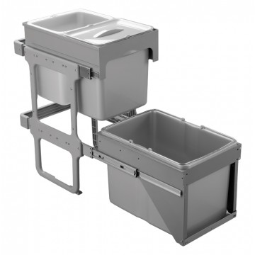 Odpadkové koše - Sinks TANDEM FRONT 40 AU 2x8l+3x16l