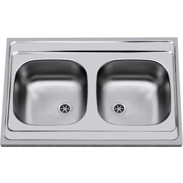 Kuchyňské dřezy - Sinks CLP-A 800 DUO M 0,5mm matný