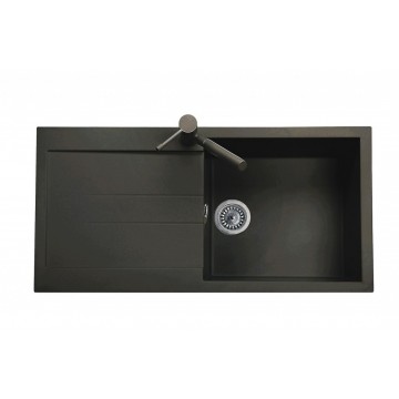 Zvýhodněné sestavy spotřebičů - Set Sinks AMANDA 990 Metalblack+MIX 350P