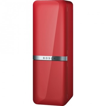 Volně stojící spotřebiče - Bosch KCE40AR40 chladnička/mraznička, wine red metallic