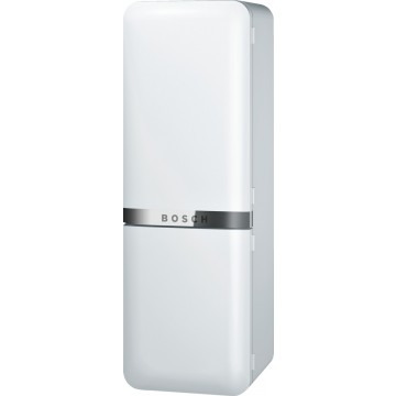 Volně stojící spotřebiče - Bosch KCE40AW40 kombinace chladnička/mraznička, bílá