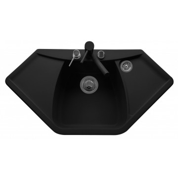 Kuchyňské dřezy - Sinks NAIKY 980 Metalblack