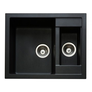 Zvýhodněné sestavy spotřebičů - Set Sinks CRYSTAL 615.1 Metalblack+MIX 35 GR