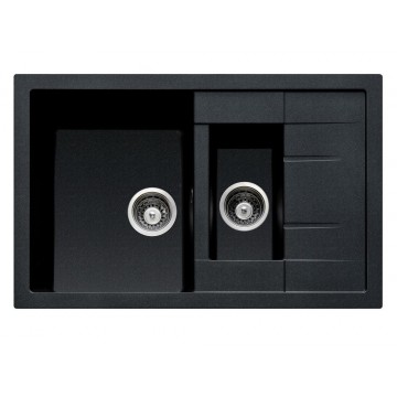 Zvýhodněné sestavy spotřebičů - Set Sinks CRYSTAL 780.1 Metalblack+MIX 35 GR