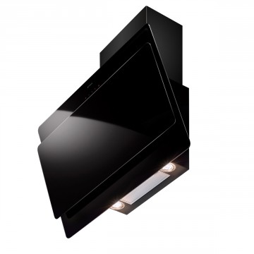 Vestavné spotřebiče - Faber COCKTAIL EV8 BK A80  - komínový odsavač, černá / černé sklo, šířka 80cm
