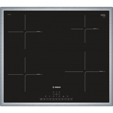 Vestavné spotřebiče - Bosch PIE645FB1E indukční deska s rámečkem nerez, 60 cm, černá