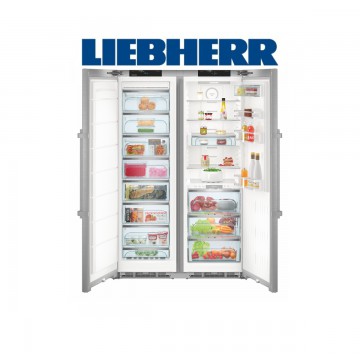 Volně stojící spotřebiče - Liebherr SBSes 8663 Americká chladnička, BioFresh, NoFrost, nerez, A+++