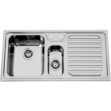Kuchyňské dřezy - Sinks Sinks HERA 1000.1 V 0,7mm pravý leštěný