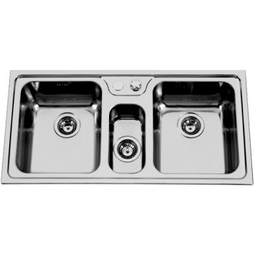 Kuchyňské dřezy - Sinks Sinks BETA 1000.1 DUO V 0,7mm texturovaný