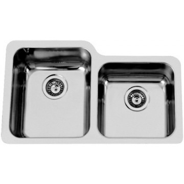 Kuchyňské dřezy - Sinks Sinks DUO 755 V 1,0mm pravý leštěný
