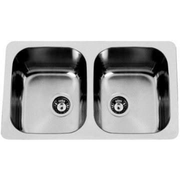 Kuchyňské dřezy - Sinks DUO 765 V 1,0mm leštěný