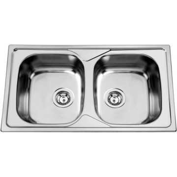 Kuchyňské dřezy - Sinks OKIO 860 DUO V 0,6mm matný