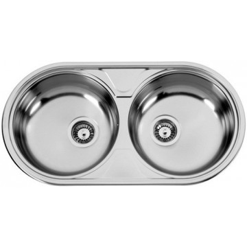 Kuchyňské dřezy - Sinks DUETO 847 V 0,6mm matný