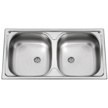 Kuchyňské dřezy - Sinks OKIO 780 DUO M 0,5mm matný