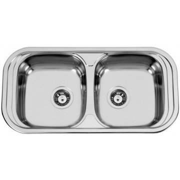 Kuchyňské dřezy - Sinks SEVILLA 860 DUO V 0,6mm leštěný