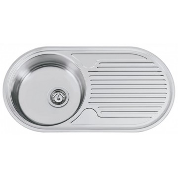 Kuchyňské dřezy - Sinks SEMIDUETO 847 V 0,6mm matný leštěný