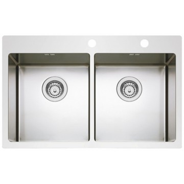 Kuchyňské dřezy - Sinks BOXER 755 DUO RO 1,2mm