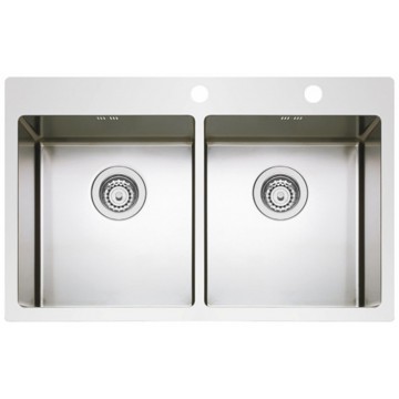 Kuchyňské dřezy - Sinks BOXER 755 DUO RO 1,2mm