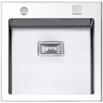 Kuchyňské dřezy - Sinks Sinks GLASS 530 bílý 1,2mm