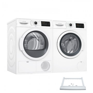 Volně stojící spotřebiče - Lord W2+T1+SK2 set spotřebičů - pračka, sušička prádla, spojovací mezikus