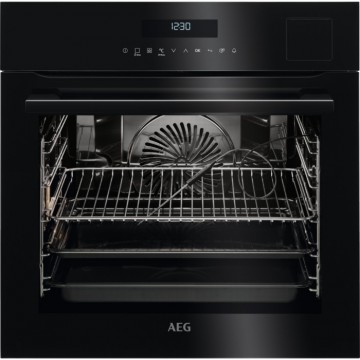 Vestavné spotřebiče - AEG Mastery BSE792320B SteamPro kombinovaná parní trouba s teplotní sondou, SousVide, dotykový ovladač, Special Black, A+