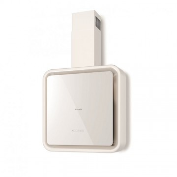 Vestavné spotřebiče - Faber PYANA ARIES WH A70  - komínový odsavač, bílá / bílé sklo, šířka 70cm