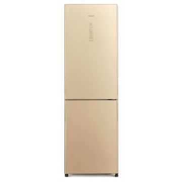 Volně stojící spotřebiče - Hitachi R-BG410PRU6XLGBE kombinovaná chladnička, NoFrost, béžová, A++