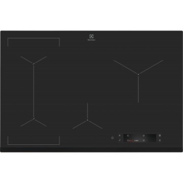 Vestavné spotřebiče - Electrolux EIS8648 indukční varná deska SensePro, Hob2Hood, tmavě šedá, šířka 78 cm