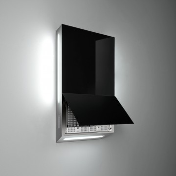 Vestavné spotřebiče - Falmec GHOST DESIGN Wall - nástěnný odsavač, 60 cm, černý, 600m 3/h