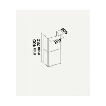 Příslušenství ke spotřebičům - Falmec KOMÍNEK TAB nerez