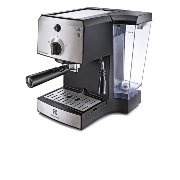 Malé domácí spotřebiče - Electrolux EEA111 pákový kávovar Easy Espresso, nerez/černá