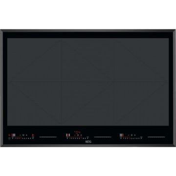 Vestavné spotřebiče - AEG Mastery IKE86688FB indukční varná deska TOTALFLEX, černá, Hob2Hood, 80 cm