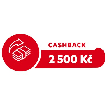 Dárky - Cashback 2500 Kč zpět