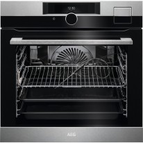 AEG Mastery SteamPro BSK892330M kombinovaná parní trouba s teplotní sondou, SousVide, otočný dotykový ovladač, A++