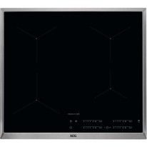 AEG Mastery IKB64431XB indukční varná deska s rámečkem, Hob2Hood, černá, šířka 58 cm