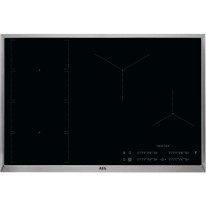 AEG Mastery IKE84471XB indukční varná deska s rámečkem, Hob2Hood, černá, šířka 77 cm